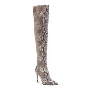 BRAND NEW Jessica Simpson Livelle Over the Knee Boots Size 7 Baha Snake Skin
